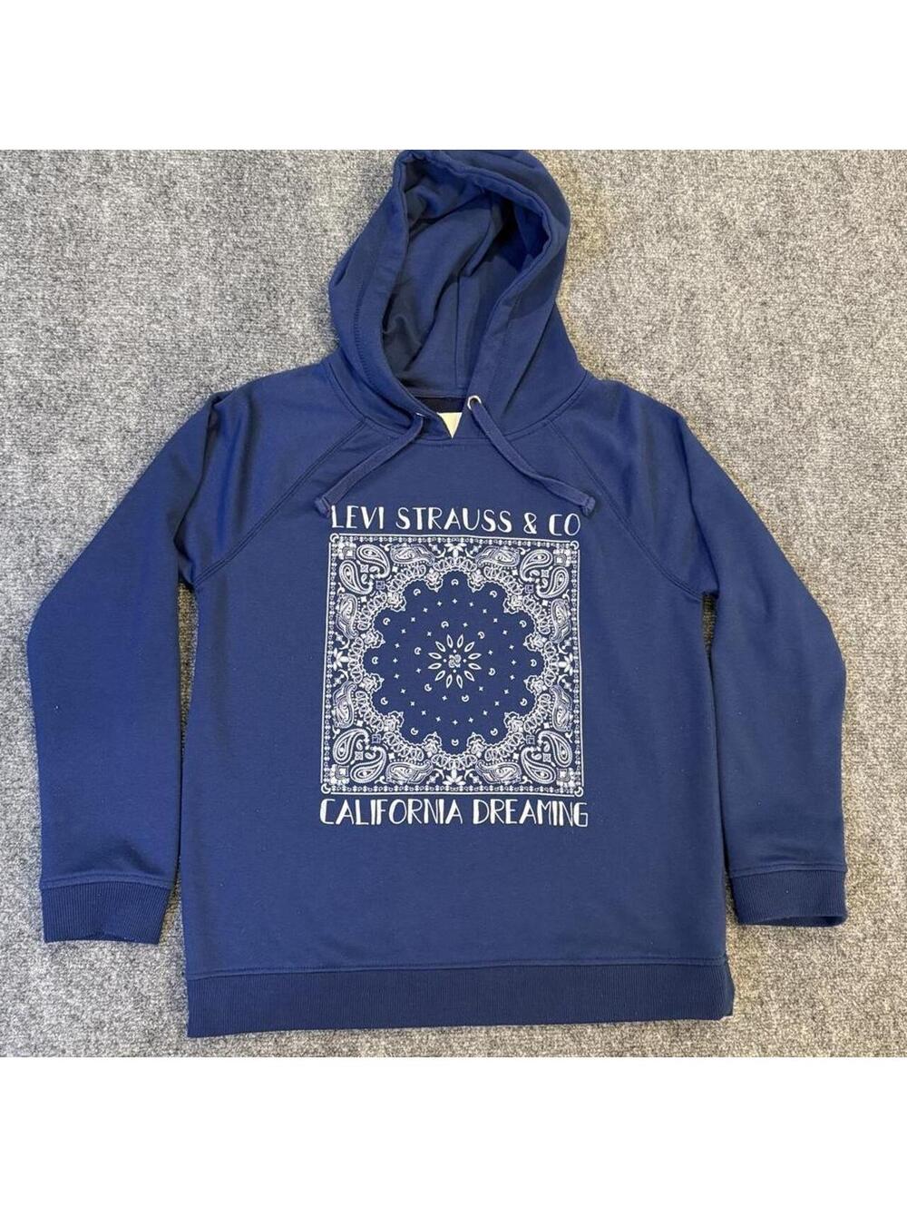Levi's California Dreaming Hoodie with white bandana-style graphic